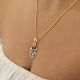 Engagement Gift Pendant 18K Gold 0.38 Ct IGI Certified Natural Diamond