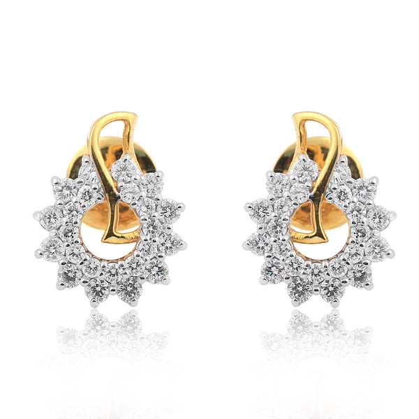 18k Gold Natural Diamond Pendant Set 1.50 ct Round Cut  IGI Certified Jewellery