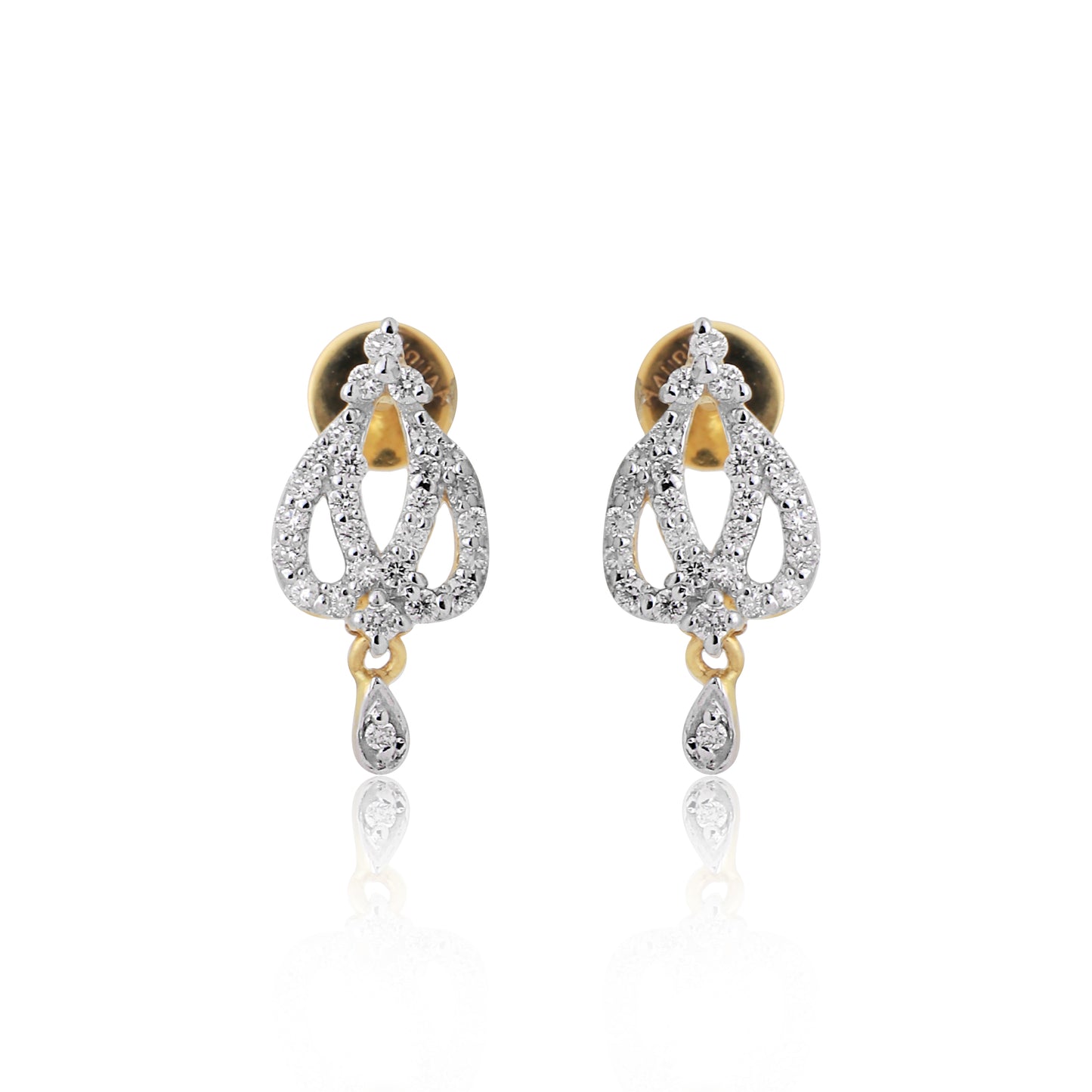 Graceful Diamond Necklace and Earring Set