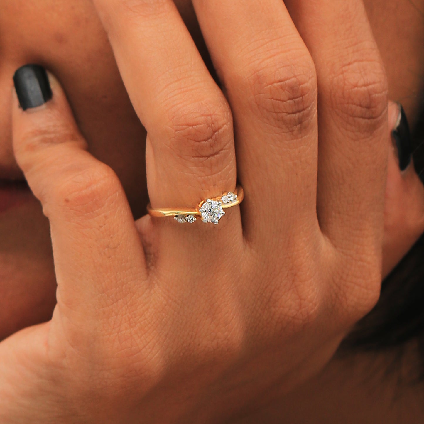 Classic Three-Stone Diamond Ring