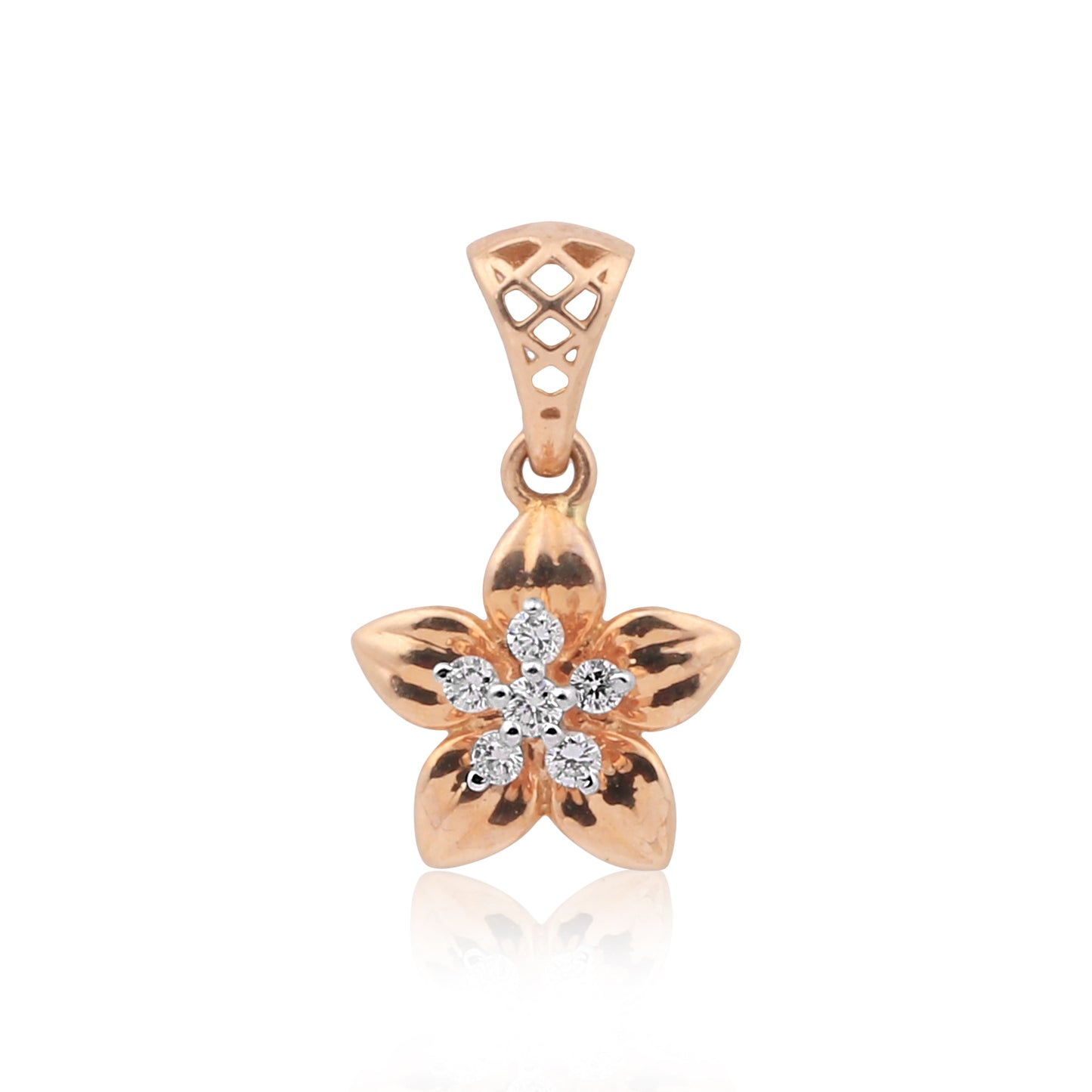 Elegant IGI Certified Diamond Pendant 0.66 ct 18K Gold Necklace Women Gift