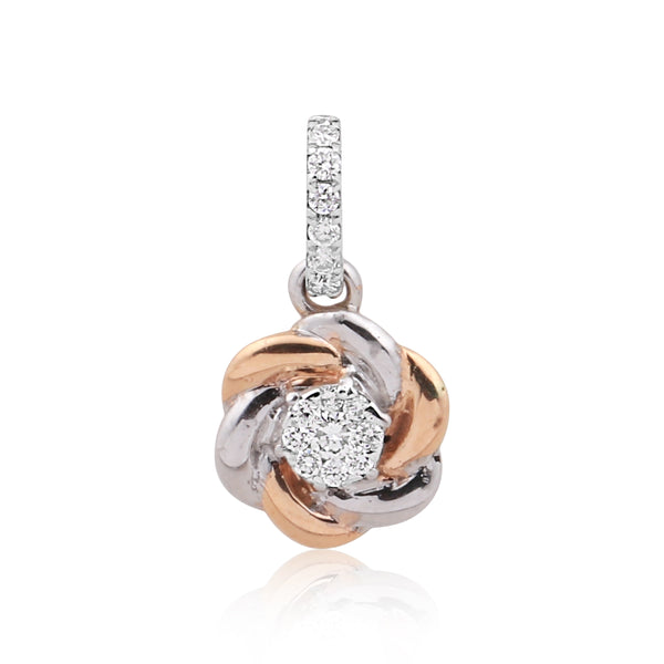 Natural G-H-I VS Diamond Pendant 0.68 ct IGI Certified 18K Gold Necklace