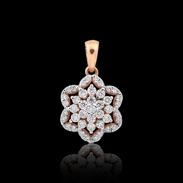 0.69 Ct IGI Certified Natural Diamond Pendant in 18K Gold Jewellery for Women