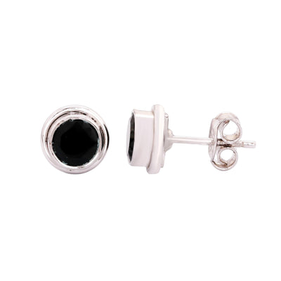 Natural Gemstone Stud Earrings in 925 Sterling Silver — 2.15 to 8.85 Ct, 11 Gemstones