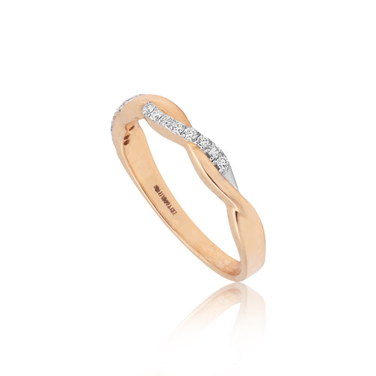 Rose Gold Twist Ring