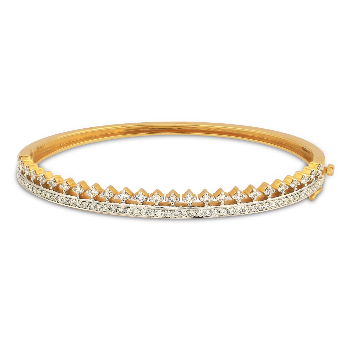 1.18 Ct. IGI Certified Natural Diamond in 18K Solid Gold Bracelets For Women