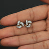 18K Yellow Gold Natural Diamond 0.60 Ct. Stud Earrings EGL Certified