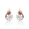 0.55 Ct Natural Diamond Pendant Set IGI Certified 18K Gold SI-I1 for Women