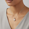 3.50 ct DEW Princess Cut White Moissanite Pendant in – Birthday Gift 18K Gold Plated Ve 18K Gold Plated