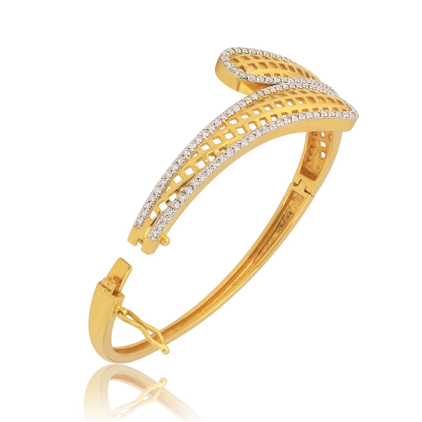 IGI Certified 1.60 Ct. Natural Diamond Bracelet in 18K Solid Yellow Gold