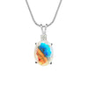 GEMHUB oval gemstone pendant detail