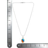 GEMHUB oval gemstone pendant on model