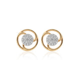 0.40 Ct IGI Certified . Natural Diamond 18KT Gold Stud Earrings gifts for wife
