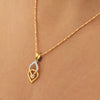 0.26 Ct IGI Certified Natural Diamond Necklace Pendant in 18K Gold for Women