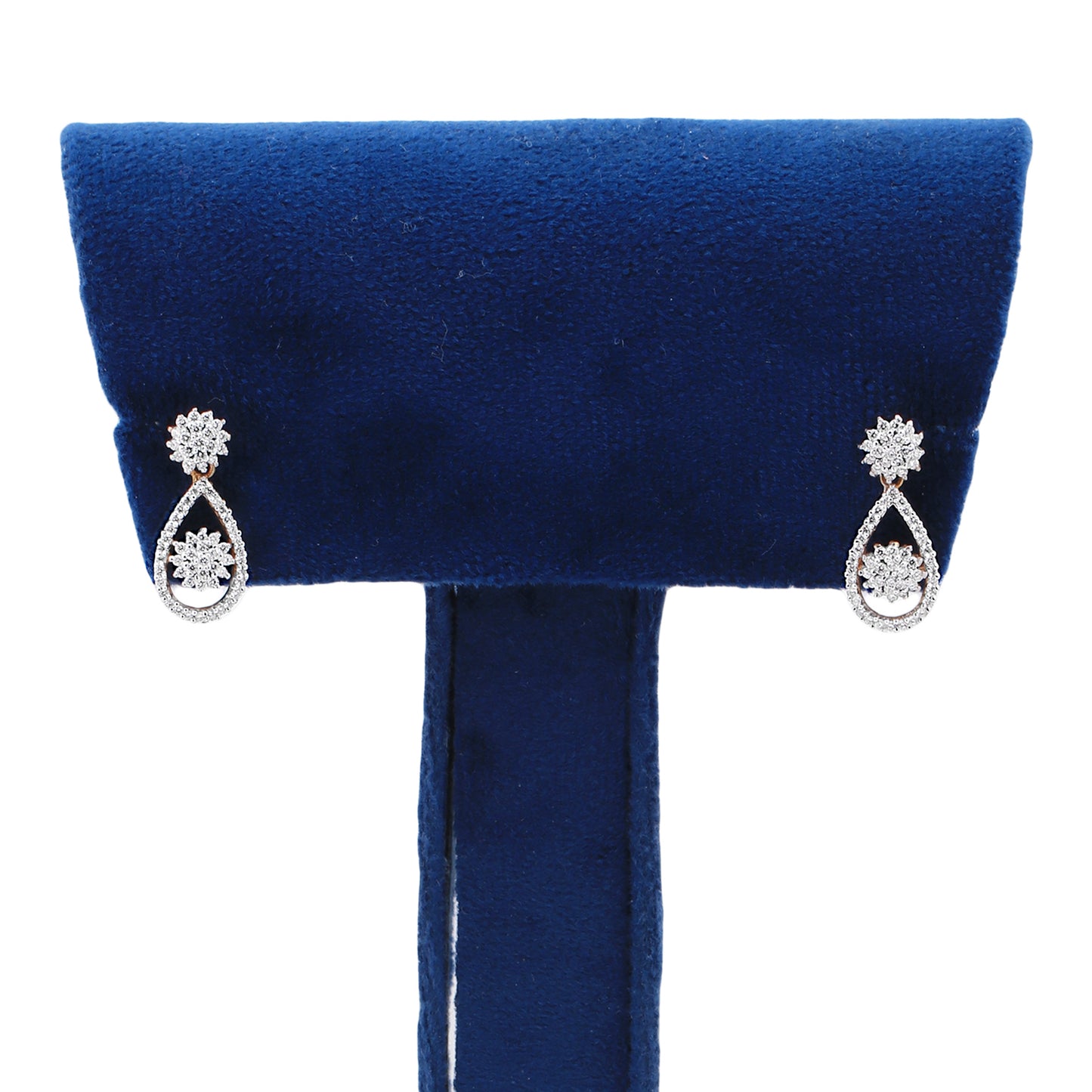 Graceful Diamond Necklace and Earrings Set