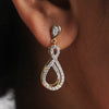 0.70 Ct. IGI Certified  18K Solid Gold Natural Diamond Earrings for Women