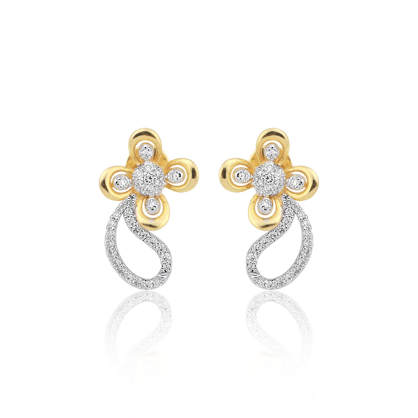 Exquisite Diamond Necklace & Earrings Set