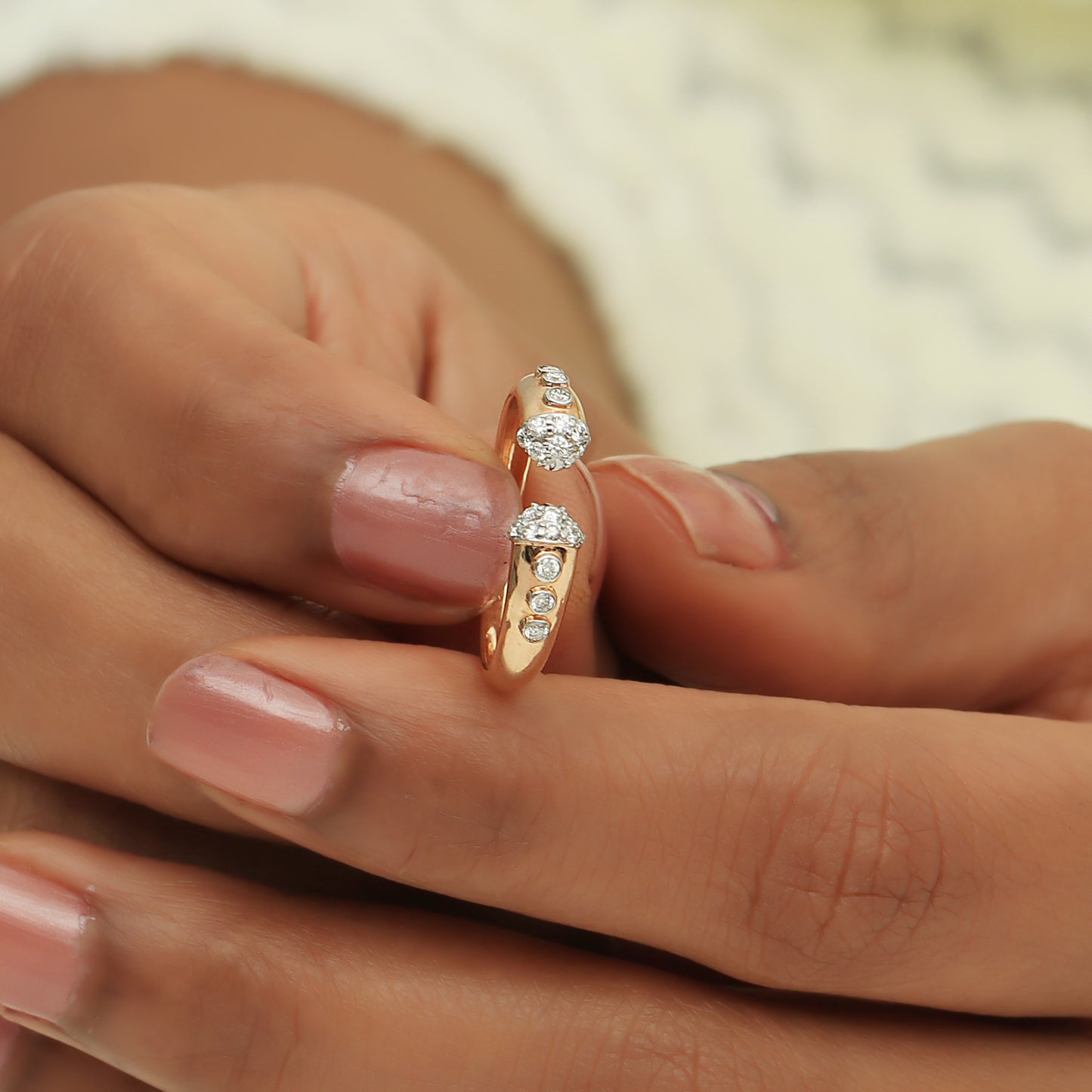 Top Open Diamond Ladies Ring