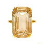 7.30 ct DEW Emerald Cut Moissanite Ring Bridal Anniversary Gift for Her 18K Gold Plated