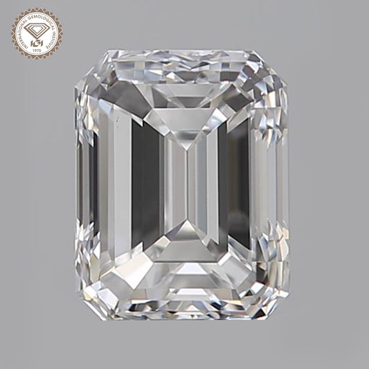 IGI Certified 7.08 Ct. Emerald Cut CVD Diamond G Color VS1 Clarity