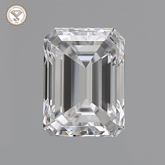 IGI Certified 7.02 Ct. Emerald Cut CVD Diamond F Color VS1 Clarity