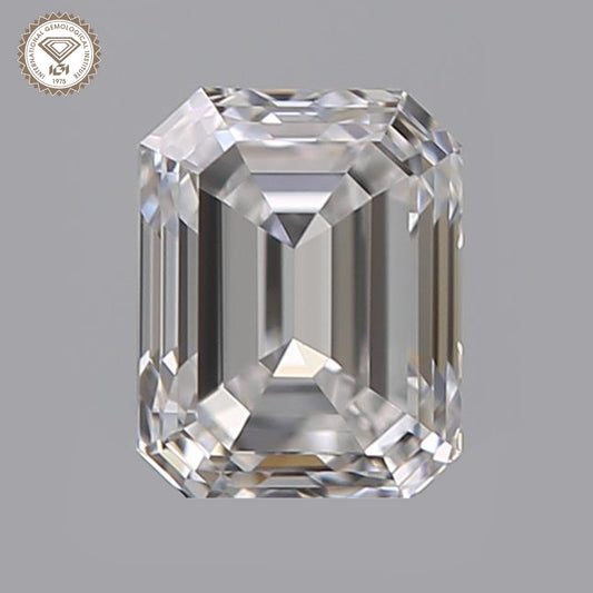 IGI Certified 2.01 Ct. Emerald Cut CVD Diamond E Color VVS2 Clarity