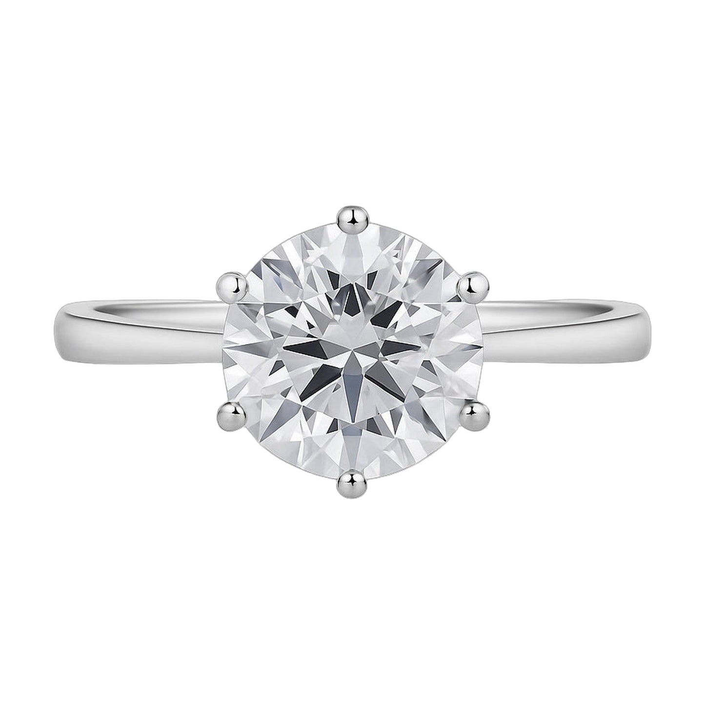 5.0 ct White Round