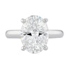 4.0 ct White Oval