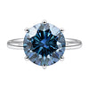 2.75 ct Blue Round