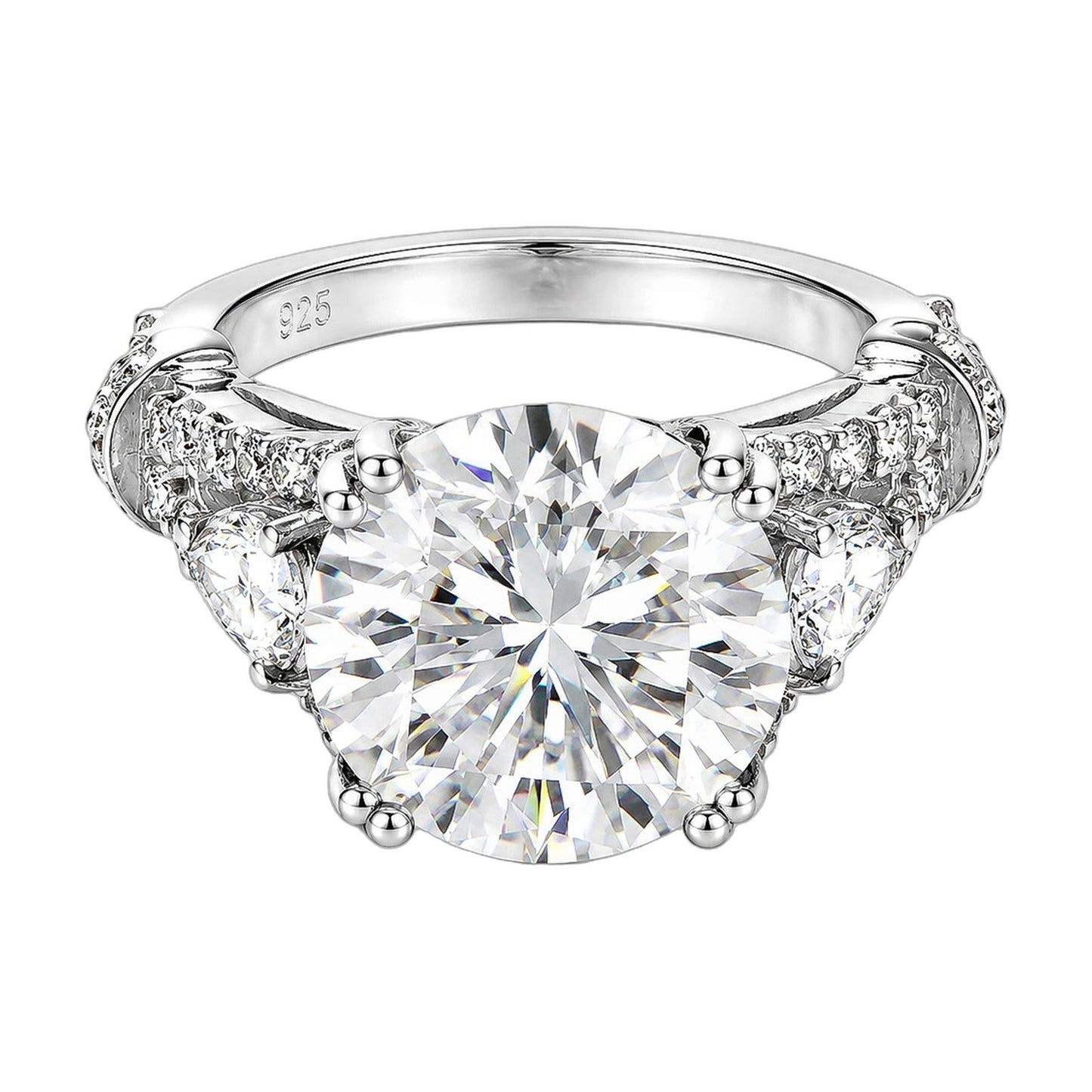 9.25 ct White Round
