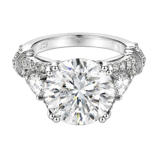 9.25 ct White Round