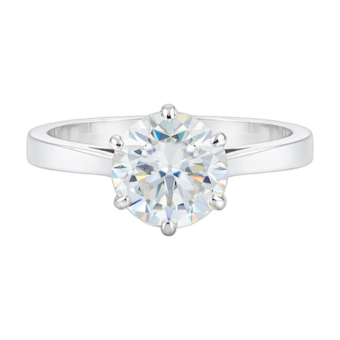 5.5 ct White Round