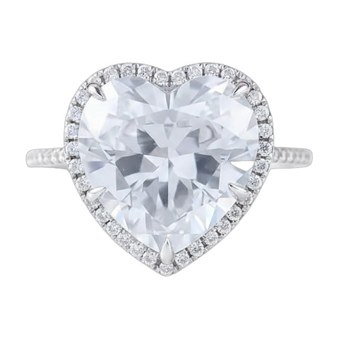 6.7 ct White Heart