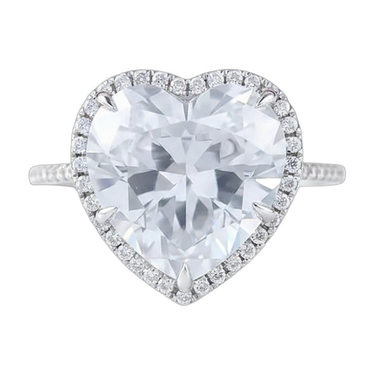6.7 ct White Heart