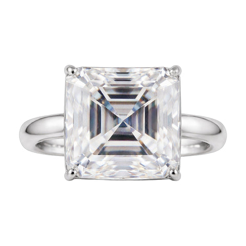 5.74 ct White Asscher