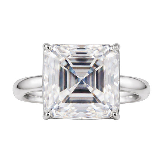 5.74 ct White Asscher