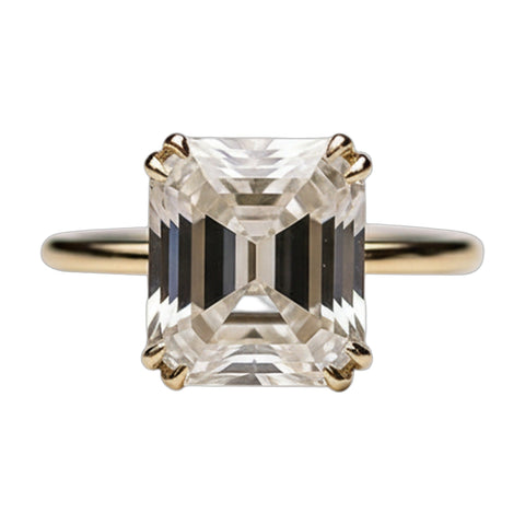 6.3 ct White Asscher
