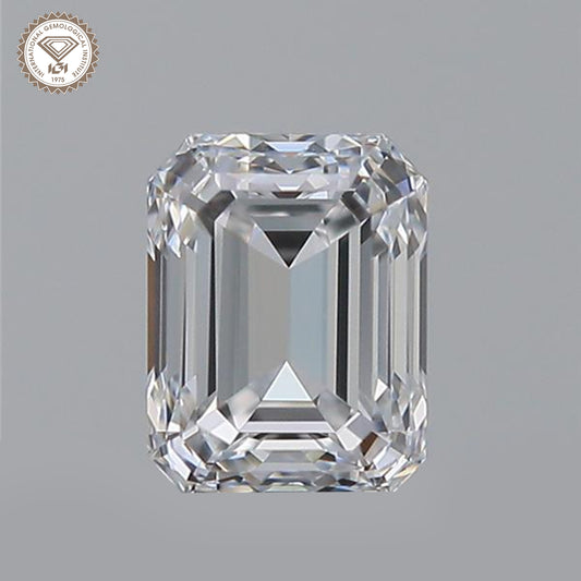 IGI Certified 2.20 Ct. Emerald Cut CVD Diamond F Color VVS2 Clarity