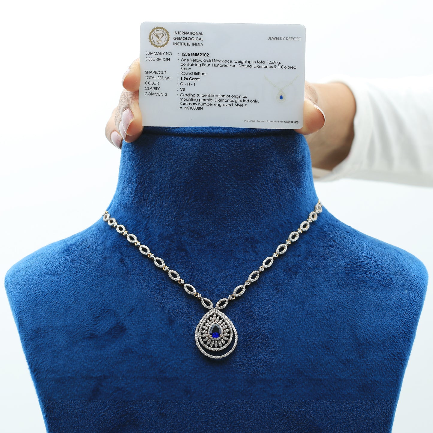 Celestial Grace Diamond Necklace Set