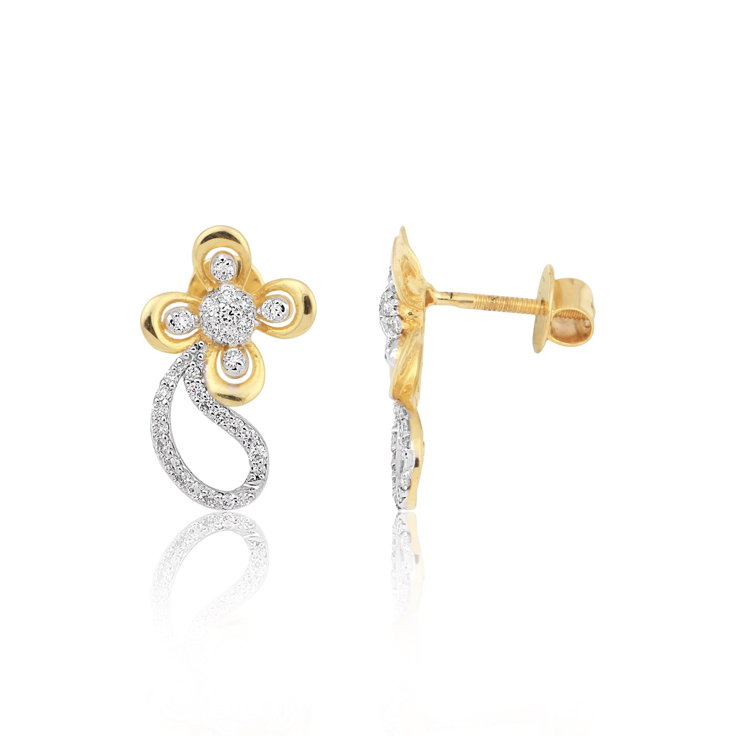 Exquisite Diamond Necklace & Earrings Set