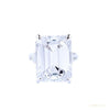 8.30 ct DEW Emerald Cut Off White Moissanite Ring Certified Sparkle 18K Gold Plated Ver 18K Gold Plated – white background main image