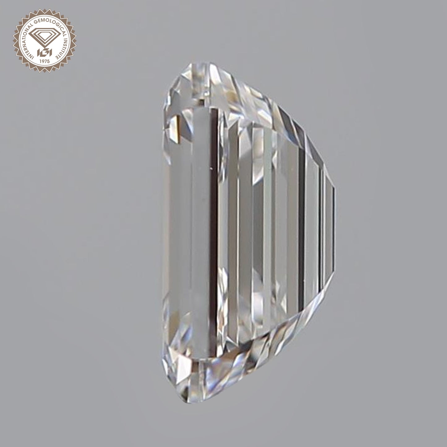 IGI Certified 5.01 Ct. Emerald Cut CVD Diamond G Color VS1 Clarity