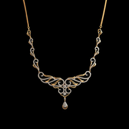 Timeless Diamond Necklace & Earrings Set