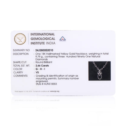 Elegant Diamond Necklace and Earring Set