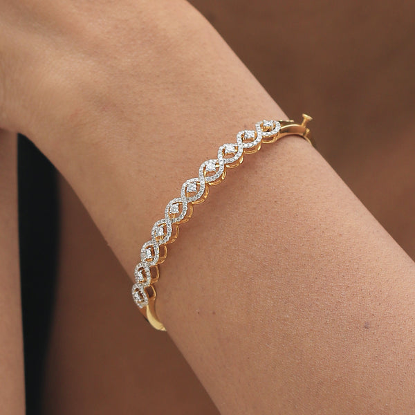 1.34ct Natural Diamond Tennis Bracelet