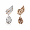 18K Lab-Grown Diamond Pave Round Stud Earrings