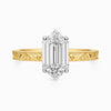 14K/18K Lab Grown Diamond Fancy Cut Ring for Women