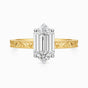 14K/18K Lab Grown Diamond Fancy Cut Ring for Women
