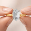 14K/18K Lab Grown Diamond Fancy Cut Ring for Women