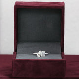 18K Lab Grown Diamond Emerald Cut Ring for Women